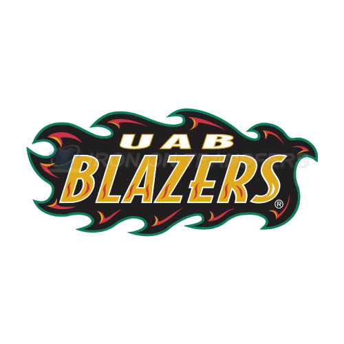 UAB Blazers Iron-on Stickers (Heat Transfers)NO.6633